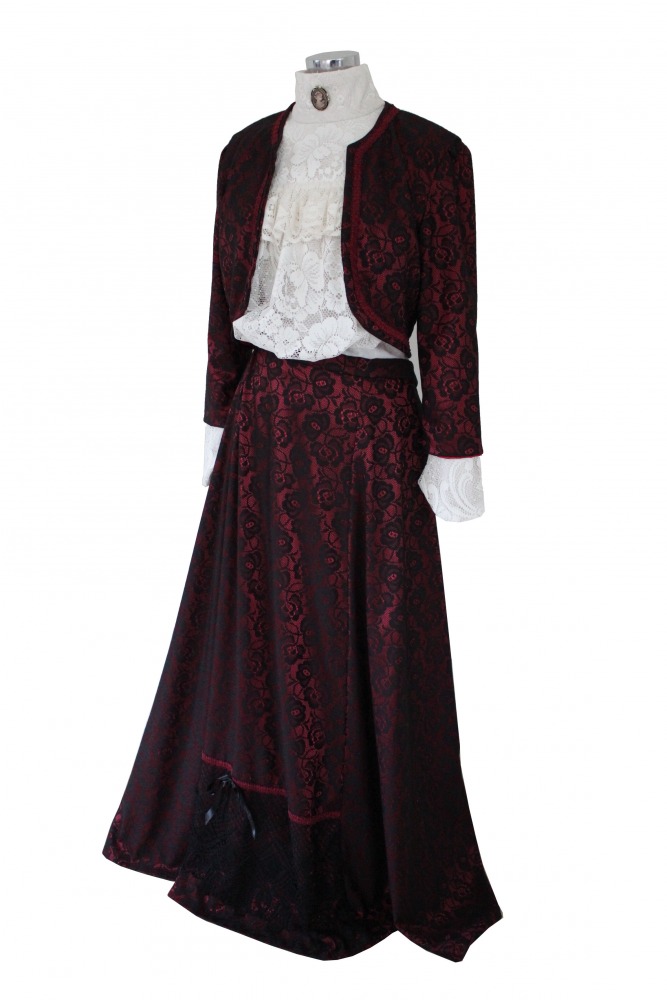 Ladies Edwardian Suffragette Downton Abbey Titanic Costume Size 12 - 14 Image